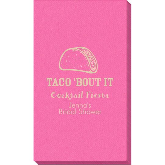 Taco Bout It Linen Like Guest Towels